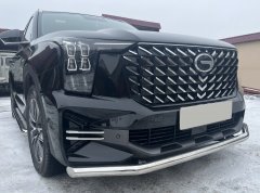 Тюнинг внедорожника Защита переднего бампера GAC GS8 2023