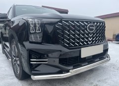 Тюнинг внедорожника Защита переднего бампера GAC GS8 2023