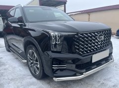 Тюнинг внедорожника Защита переднего бампера GAC GS8 2023