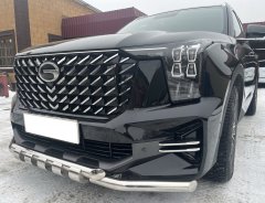 Тюнинг внедорожника Защита переднего бампера GAC GS8 2023