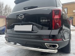 Тюнинг внедорожника Защита заднего бампера GAC GS8 2023