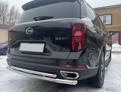Тюнинг внедорожника Защита заднего бампера GAC GS8 2023