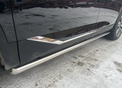 Тюнинг внедорожника Защита штатного порога труба GAC GS8 2023