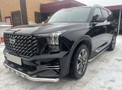 Тюнинг внедорожника Защита штатного порога труба GAC GS8 2023