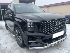 Тюнинг внедорожника Пороги с накладным листом GAC GS8 2023