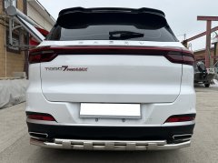 Тюнинг внедорожника Защита заднего бампера Chery Tiggo 7 Pro Max 2022