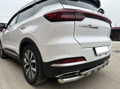 Тюнинг внедорожника Защита заднего бампера Chery Tiggo 7 Pro Max 2022