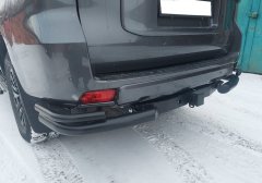 Тюнинг внедорожника Защита заднего бампера Toyota Land Cruiser Prado 150 2017