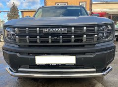 Тюнинг внедорожника Защита переднего бампера Haval H3 2024
