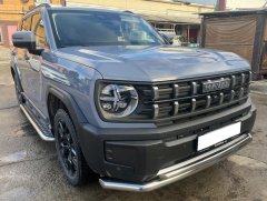 Тюнинг внедорожника Защита переднего бампера Haval H3 2024