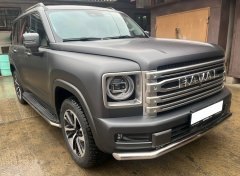 Тюнинг внедорожника Защита переднего бампера Haval H9 2024