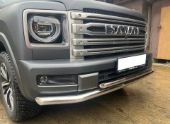 Тюнинг внедорожника Защита переднего бампера Haval H9 2024