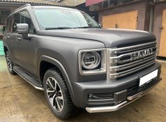 Тюнинг внедорожника Защита переднего бампера Haval H9 2024