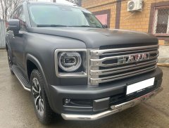 Тюнинг внедорожника Защита переднего бампера Haval H9 2024