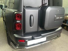 Тюнинг внедорожника Защита заднего бампера Haval H9 2024