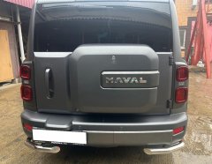 Тюнинг внедорожника Защита заднего бампера Haval H9 2024