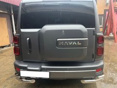 Тюнинг внедорожника Защита заднего бампера Haval H9 2024