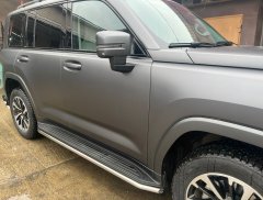 Тюнинг внедорожника Защита штатного порога труба Haval H9 2024