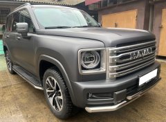 Тюнинг внедорожника Защита штатного порога труба Haval H9 2024