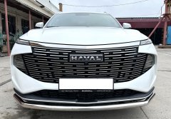 Тюнинг внедорожника Защита переднего бампера Haval F7 2024