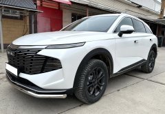 Тюнинг внедорожника Защита переднего бампера Haval F7 2024