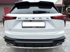 Тюнинг внедорожника Защита заднего бампера Haval F7 2024
