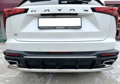 Тюнинг внедорожника Защита заднего бампера Haval F7 2024