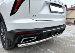 Тюнинг внедорожника Защита заднего бампера Haval F7 2024