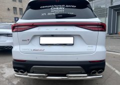 Тюнинг внедорожника Защита заднего бампера Chery Tiggo 8 Pro Max 2022, Tiggo 8 Pro Max Рестайлинг 2024