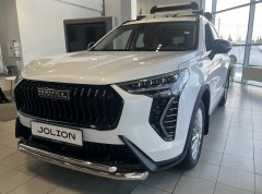 Тюнинг внедорожника Защита переднего бампера Haval Jolion 2024