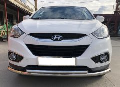 Тюнинг внедорожника Защита переднего бампера Hyundai ix35 2010