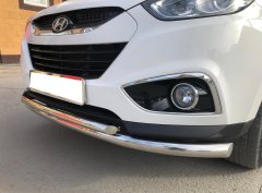 Тюнинг внедорожника Защита переднего бампера Hyundai ix35 2010