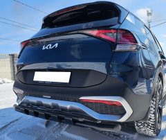 Тюнинг внедорожника Защита заднего бампера KIA Sportage 2022 комплектация GT-Line (кроме комплектации Style и X-Line)