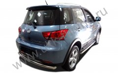 Тюнинг внедорожника Защита заднего бампера Great Wall M4 2013