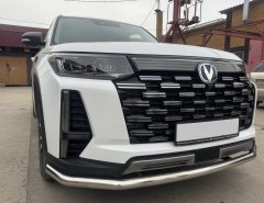 Тюнинг внедорожника Защита переднего бампера Changan CS95 2023