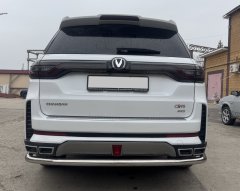 Тюнинг внедорожника Защита заднего бампера Changan CS95 2023