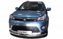 Тюнинг внедорожника Защита переднего бампера Great Wall M4 2013