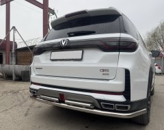 Тюнинг внедорожника Защита заднего бампера Changan CS95 2023
