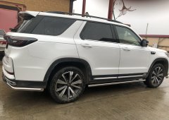 Тюнинг внедорожника Защита штатного порога труба Changan CS95 2023