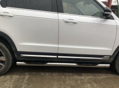 Тюнинг внедорожника Порог труба с проступью Changan CS95 2023