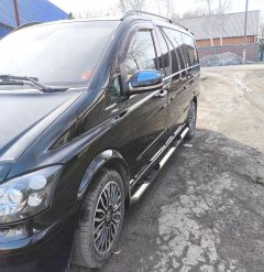 Тюнинг внедорожника Порог труба с проступью Mercedes-Benz Vito 2005-2010, 2010-2014 (рестайлинг)