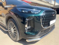 Тюнинг внедорожника Защита переднего бампера Chery Tiggo 9 2024