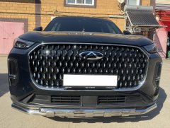Тюнинг внедорожника Защита переднего бампера Chery Tiggo 9 2024