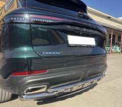 Тюнинг внедорожника Защита заднего бампера Chery Tiggo 9 2024