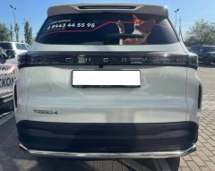 Тюнинг внедорожника Защита заднего бампера Chery Tiggo 4 2024 Рестайлинг