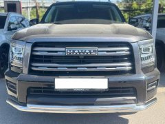 Тюнинг внедорожника Защита переднего бампера Haval H5 2024