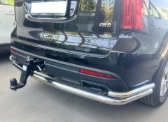 Тюнинг внедорожника Защита заднего бампера Haval H5 2024