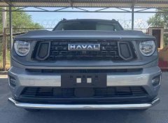 Тюнинг внедорожника Защита переднего бампера Haval H7 2025