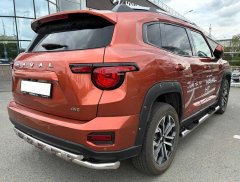 Тюнинг внедорожника Защита заднего бампера Haval H7 2025