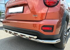 Тюнинг внедорожника Защита заднего бампера Haval H7 2025